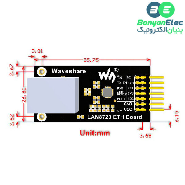 ماژول شبکه LAN8720