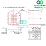 تراشه حافظه (BGA107) دستگاه کارتخوان مناسب برای مدل های Pax S90,S58,S80