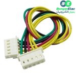 کانکتور مخابراتی پین گرد دوسر مادگی 5 پین سیم دار 16 سانتی متر