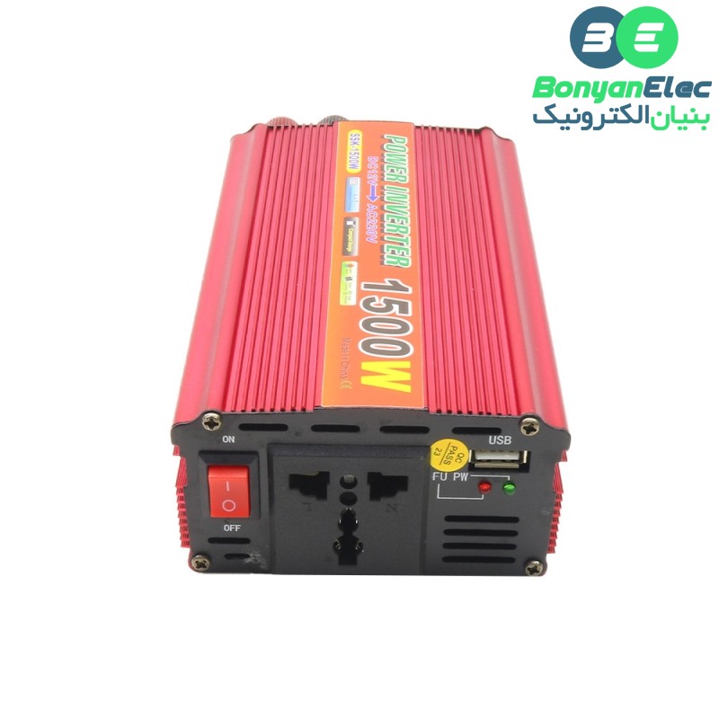 اینورتر (مبدل 12VDC به 220VAC) سوئیچینگ 12V 1500W