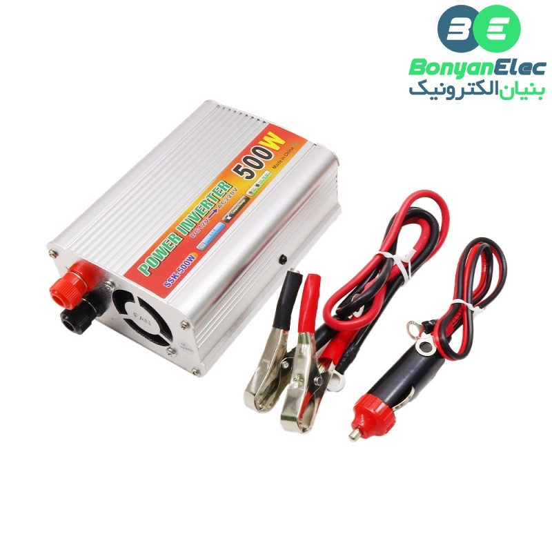 اینورتر (مبدل 12VDC به 220VAC) سوئیچینگ 12V 500W